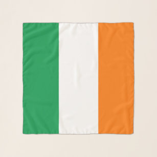 Foulard Carré Scarf avec drapeau d'Irlande