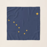 Foulard Carré Scarf avec le drapeau de l'état de l'Alaska,<br><div class="desc">Ajoutez une touche vibrante d'esprit d'Alaska à votre collection de mode avec notre écharpe carré exclusive avec le drapeau de l'Alaska! Conçu avec une attention minutieuse aux détails, ce foulard est plus qu'un accessoire, c'est une célébration du patrimoine et de la fierté culturelle de l'Alaska. Le design audacieux présente fièrement...</div>