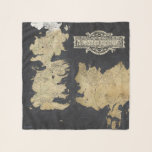 Foulard Carte de Westeros<br><div class="desc">Jeu de Trones | Carte illustrée de Westeros, avec le logo Game of Thrones.</div>