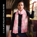 Foulard Chiffon Pastel Pink Camouflage<br><div class="desc">Pastel Pink Camouflage Chiffon Scarf. Amusant pour tous les amoureux de camo. Personnalisez ce modèle avec votre image et modifiez-la comme vous le souhaitez.</div>