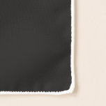Foulard Chiffon Scarf<br><div class="desc">Cette écharpe en mousseline est présentée dans une belle couleur solide de noir avec une bordure blanche en fil. Customisez cet objet ou achetez tel quel.</div>