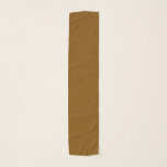 Foulard Chiffon Scarf<br><div class="desc">Cette écharpe en mousseline est présentée dans une belle couleur solide de brun avec un fil blanc. Customisez cet article et choisissez la couleur de fil que vous voulez ou achetez telle quelle.</div>