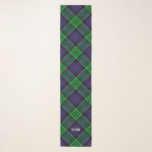 Foulard Clan Leslie Chasse Tartan<br><div class="desc">Le tartan traditionnel de chasse Clan Leslie aux couleurs modernes. Motif sans couture. Texte personnalisé.</div>