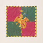 Foulard Contrada del Drago (Dragon) Palio di Siena<br><div class="desc">Bannière du drapeau de la Contrada del Drago (Dragon) Palio di Siena</div>