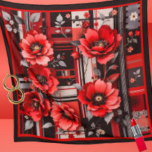 Coquelicots Rouges Dramatiques