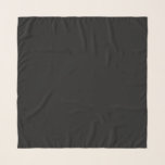 Foulard Couleur Noir Onyx Professionnel | Classic Elegant<br><div class="desc">Couleur Solide Noir Onyx Professionnel</div>