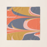 Foulard Design abstrait en gras dans les couleurs d'automn<br><div class="desc">Un cool,  hipster design graphique abstrait des couleurs d'automne,  y compris la moutarde,  la marine et l'orange citrouille tourbillonnait dans un motif marbré surdimensionné. Cliquez simplement sur personnaliser pour ajouter du texte — veuillez me contacter pour toute question ou demande.</div>