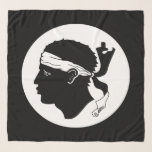 Foulard Drapeau corse Chiffon Scarf<br><div class="desc">Drapeau corse Chiffon Scarf</div>