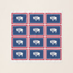 Foulard Drapeau de l'État du Wyoming<br><div class="desc">Le drapeau de l'état du Wyoming patriotique.</div>