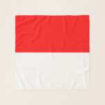 Foulard Drapeau de l'Indonésie<br><div class="desc">Drapeau patriotique de l'Indonésie.</div>