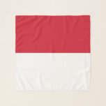 Foulard Drapeau de Monaco<br><div class="desc">Drapeau patriotique de Monaco.</div>
