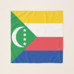 Foulard Drapeau des Comores<br><div class="desc">Drapeau patriotique des Comores.</div>