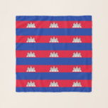 Foulard Drapeau du Cambodge patriotique<br><div class="desc">Drapeau patriotique du Cambodge.</div>