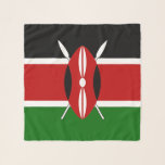 Foulard Drapeau du Kenya<br><div class="desc">Drapeau patriotique du Kenya.</div>