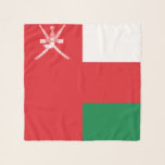 Foulard Drapeau Oman<br><div class="desc">Drapeau patriotique d'Oman.</div>