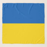 Foulard Écart drapeau bleu et jaune de l'Ukraine<br><div class="desc">Écharpe avec le drapeau bleu et jaune de l'Ukraine.</div>