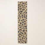 Foulard Elegant Gold Glitter Black Leopard<br><div class="desc">Un empreinte de léopard noir élégant et une parties scintillant d'or faux dégradé photo chic apporte une touche élégante à des événements de célébration spéciale ou la décoration de maison féminine glam, avec des couleurs glam noir, or et blanc, chat, léopard, guépard, poster de animal, avec des couleurs vives uniques,...</div>