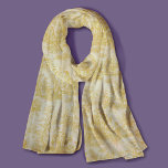 Foulard Elégante toile vintage jaune de jouy<br><div class="desc">Vintage rétro jaune clair toile de jouy Écharpe. Améliorez votre garde-robe avec l'élégance intemporelle de toile de jouy design vintage, inspiré par les motifs exquis des scènes roses chaudes françaises. Ces tirages de Toile sophistiqués sont une rage permanente en ce moment, de beaux designs qui apportent beauté naturelle et charme....</div>