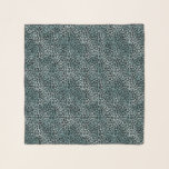 Foulard Empreinte de léopard bleu Turquoise Glam Turquoise<br><div class="desc">Glam Turquoise Turquoise Blue Empreinte de léopard Ombre</div>