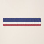 Foulard États-Unis Drapeau Couleurs Bleu Blanc Rouge rayé<br><div class="desc">États-Unis Drapeau Couleurs Bleu Blanc Rouge Frappe Patriotique</div>