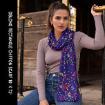 Foulard Fête de la fête Colorful Confetti Blue Chiffon<br><div class="desc">Fête de la fête Colorful Confetti Blue Arrière - plan Chiffon Scarf. Personnalisez-le avec votre oeuvre. Modifiez-le pour modifier l'arrière - plan coloré. Pour toute occasion,  Jour de l'An,  4 juillet,  Noël,  Fête des Mères,  anniversaire,  un cadeau pour vous ou quelqu'un de spécial.</div>