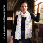 Foulard Fête de la fête Colorful Confetti Chiffon blanc<br><div class="desc">Fête de la fête Colorful Confetti Arrière - plan blanc Chiffon Scarf. Personnalisez-le avec votre oeuvre. Modifiez-le pour modifier l'arrière - plan coloré. Pour toute occasion,  Jour de l'An,  4 juillet,  Noël,  Fête des Mères,  anniversaire,  un cadeau pour vous ou quelqu'un de spécial.</div>