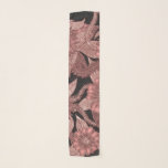 Foulard Fleurs de Parties scintillant noires en or glamour<br><div class="desc">Ce motif d'illustration à la main moderne et glamour est parfait pour la mode stylée et branchée. Il présente un faux imprimé brillant rose de parties scintillant d'or paillettes et des fleurs rose mauve et des feuilles sur le dessus d'un simple arrière - plan noir. Ce design chic, élégant et...</div>
