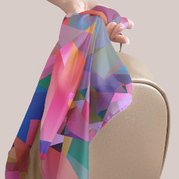 Foulard Fragments Géométriques Colorés