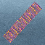 Foulard Funky Tribal Colorful Pink and Yellow<br><div class="desc">Awesome funky tribal print scarf in pink,  yellow,  brown,  blue.</div>