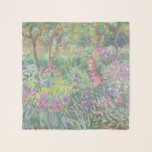 Foulard Garden à Giverny by Claude Monet<br><div class="desc">Claude Monet - Garden à Giverny. Beautiful impressionism painting of a garden in Giverny by Claude Monet.</div>