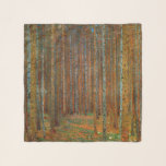 Foulard Gustav Klimt - Forêt de pins de Tannenwald<br><div class="desc">Forêt de sapins / Forêt de pins de Tannenwald - Gustav Klimt,  Huile sur toile,  1902</div>