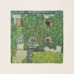 Foulard Gustav Klimt - La Maison de Guardaboschi<br><div class="desc">Maison de Guardaboschi / Maison à Weissenbach du lac Attersee - Gustav Klimt,  Huile sur toile,  1912</div>