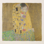 Foulard Gustav Klimt Le Baiser<br><div class="desc">The Kiss est le tableau le plus emblématique et le plus célèbre de Gustav Klimt. C'est un beau tableau doré d'un couple profondément amoureux partageant un moment romantique d'un baiser passionné. Obtenez vos idées cadeaux de haute qualité et des produits merveilleux avec ce merveilleux chef-d'oeuvre. Consultez notre boutique pour en...</div>