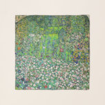 Foulard Gustav Klimt - Paysage horticole et sommet d'une c<br><div class="desc">Paysage horticole à sommet de colline - Gustav Klimt,  Huile sur toile,  1916</div>