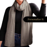 Foulard Houndstooth Motif-Pale Taupe<br><div class="desc">Enveloppez-vous dans le raffinement de cette Echarpe de Chiffon Houndstooth à Pale Taupe - un mélange harmonieux d'élégance intemporelle et d'allure contemporaine. Le chic motif en pied de bois sur le délicat tissu taupe pâle crée une déclaration audacieuse et classique. Ce grand foulard en mousseline est conçu pour le confort...</div>