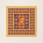 Foulard lévriers afghan stylisés