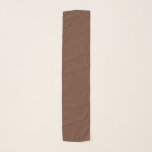 Foulard Mocha Brown couleur solide | Classique | Élégant<br><div class="desc">Mocha Brown couleur solide | Nuances Brown | Classique | Élégant | tendance | Style | Conception professionnelle</div>