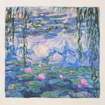 Foulard Monet - Lys d'eau, 1919<br><div class="desc">Water Lilies, 1919, célèbre peinture de Claude Monet</div>