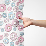 Foulard Motif De Donuts, Donuts Roses, Donuts Bleus<br><div class="desc">Joli,  amusant et adorable motif avec beignets rose et bleu. Un cadeau moderne et branché,  parfait pour l'amoureux des beignes dans votre vie.</div>