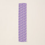 Foulard motif de l'art de la plume et de l'aquarelle de pe<br><div class="desc">Les fils tribaux de saumons boho sont des plumes et des perles dans les tons violet,  orange et bleu. Peinture et design d'aquarelle peinte à la main par Sarah Trett pour www.mylittleeden.com</div>