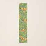 Foulard Motif de perroquet Feuille vert tropical<br><div class="desc">Ce motif cool et dynamique conviendra parfaitement aux amateurs d'oiseaux. Il est agrémenté de perroquets jaune, bleu et orange peints à la main et de feuilles de bananes vert et jaune sur un simple arrière - plan bleu. Artsy, tendance, unique et moderne, parfait pour la saison estivale ! ***REMARQUE IMPORTANTE...</div>