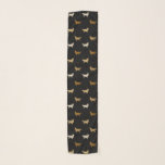 Foulard Motif de silhouettes d'or<br><div class="desc">L'Écharpe de Golden Lover</div>