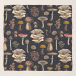 Foulard Mushrooms sauvages<br><div class="desc">Divers champignons sauvages dessinés à la main, motif vectoriel</div>