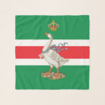 Foulard Nobile Contrada dell' Oca (Oie) Palio<br><div class="desc">Bannière du drapeau de Nobile Contrada dell'Oca (Oie) Palio di Siena</div>