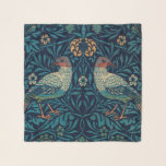 Foulard Oiseaux William Morris. Motif vintage animal bleu<br><div class="desc">Foulard William Morris "Oiseaux". Motif vintage animal bleu.</div>