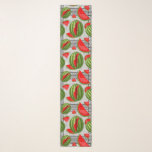 Foulard Pastèque Palestine - Slice<br><div class="desc">La pastèque est un symbole de l'expression publique palestinienne dans les manifestations et les oeuvres d'art,  représentant la lutte contre l'occupation israélienne des territoires palestiniens. Illustration vectorielle originale Copyright BluedarkArt.</div>