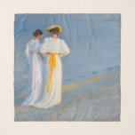 Foulard Peder Severin Kroyer - Anna Ancher & Marie Kroyer<br><div class="desc">Anna Ancher et Marie Kroyer sur la plage à Skagen - Peder Severin Kroyer,  1893</div>