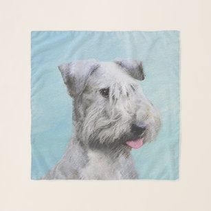 Foulard Peinture Cesky Terrier - Cute Original Chien Art