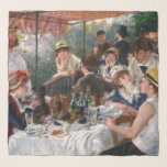Foulard Pierre-Auguste Renoir - Déjeuner de la fête nautiq<br><div class="desc">Déjeuner de la fête nautique / Le Dejeuner des canotiers - Pierre-Auguste Renoir,  1880-1881</div>