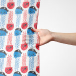 Foulard Pirate Jellyfish, Motif de méduses, Sea Animaux<br><div class="desc">Joli,  amusant et adorable motif avec des méduses de pirates. Un cadeau moderne et tendance,  parfait pour les amoureux des pirates dans votre vie.</div>